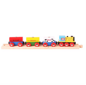 Bigjigs cereal train  The Bubble Room Toy Store Skerries Dublin