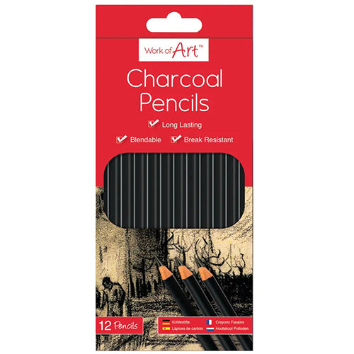 Charcoal Pencils The Bubble Room Art and Craft Store Dublin
