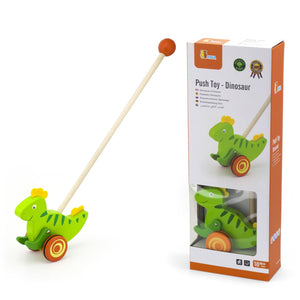 Viga toys  Push Along  Dinosaur The Bubble Room Toy Store Dublin Ireland
