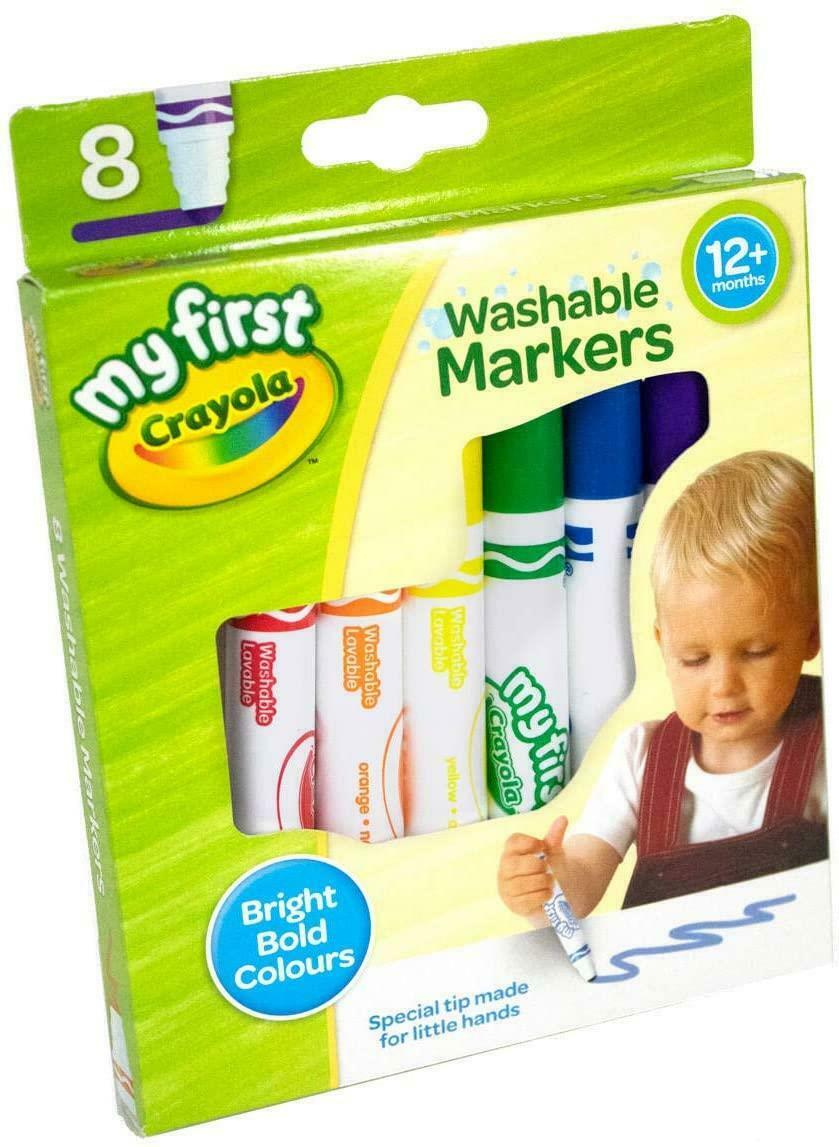 Crayola My First Washable Markers, Pack of 8 The Bubble Room Toy Store Dublin
