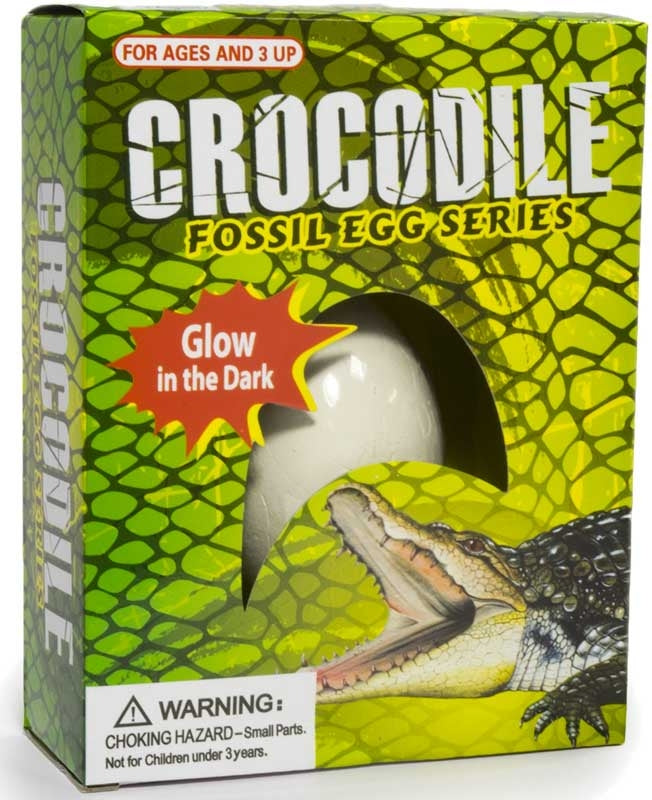 Crocodile Fossil Egg glow in the dark The Bubble Room Toy Store Dublin