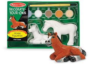 Melissa & Doug Paint Your Own Horse Figurines The Bubble Room Toy Store Dublin