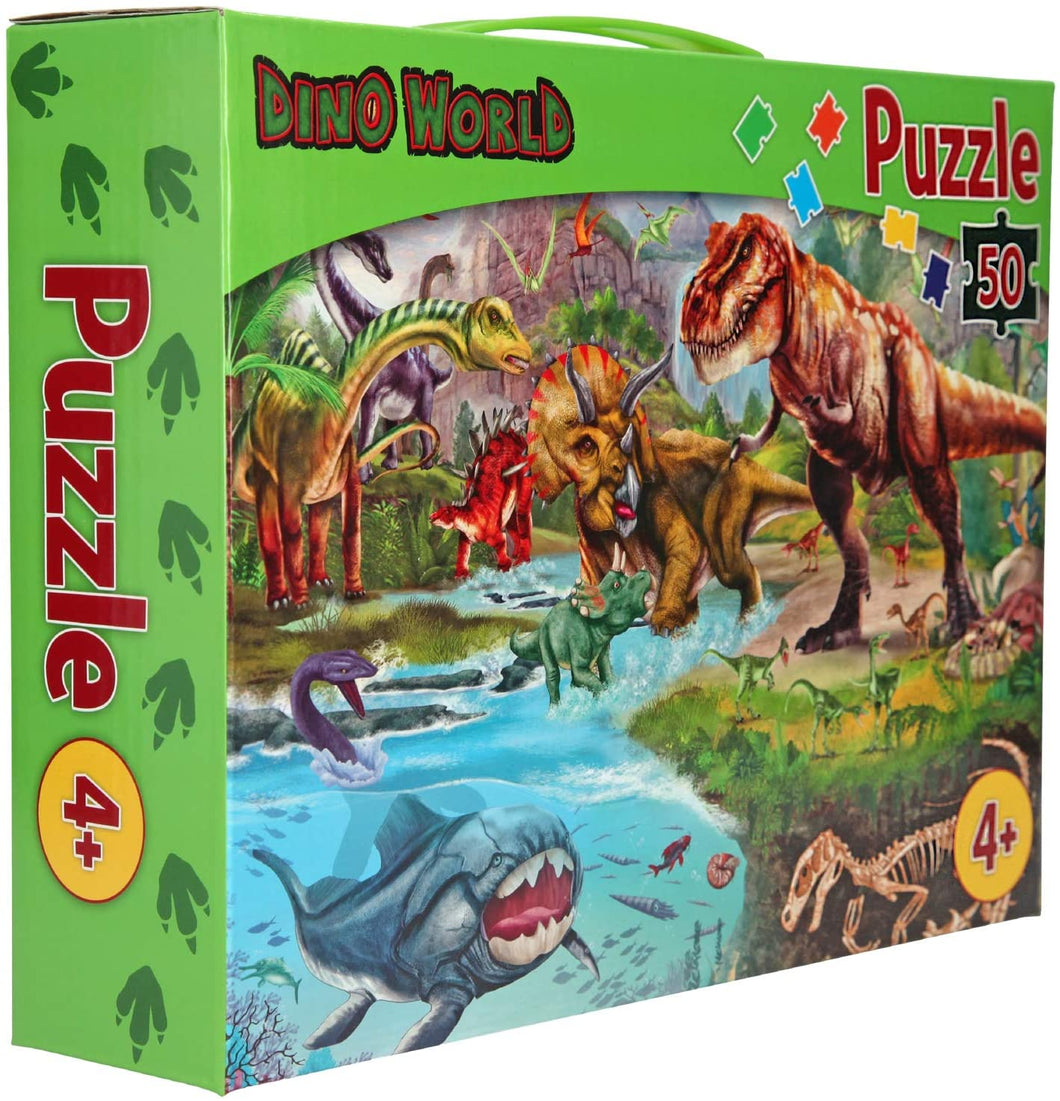 Depesche  Jigsaw Puzzle 50 Pieces Dino World The Bubble Room Toy Store Dublin