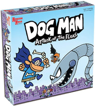 Load image into Gallery viewer, University Games Dog Man Attack of the Fleas Board Game The Bubble Room Toy Store Dublin