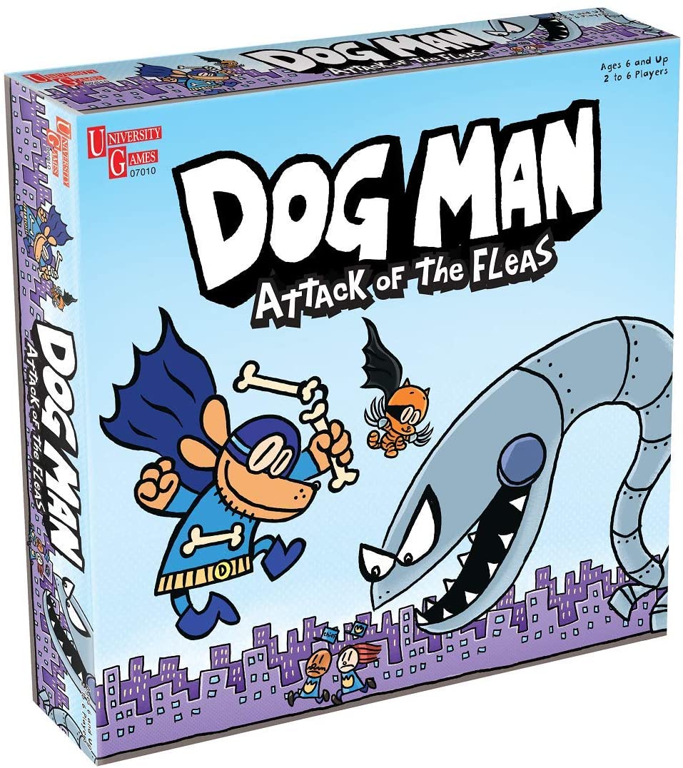 University Games Dog Man Attack of the Fleas Board Game The Bubble Room Toy Store Dublin