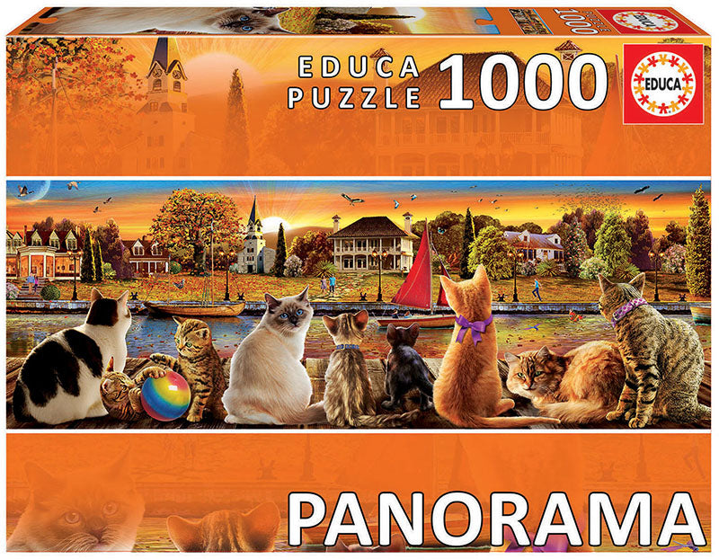 Educa Cats on the Quay 1000 piece Jigsaw Puzzle The Bubble Room Toy Store Dublin