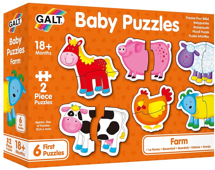 Galt Toys Baby Puzzle  Farm Jigsaw The Bubble Room Toy Store Dublin Ireland