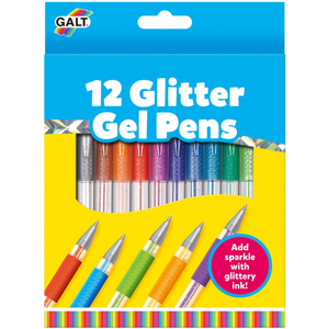 Galt 12 Glitter Gel Pens the Bubble Room Toy Store Dublin
