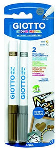 Giotto Decor Metallic Silver & Gold 2 pack The Bubble Room Toy Store Dublin