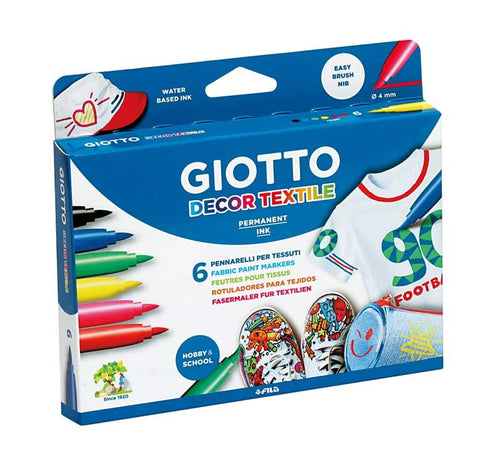 Giotto Decor Textile Markers The Bubble Room Arts and Craft Dublin