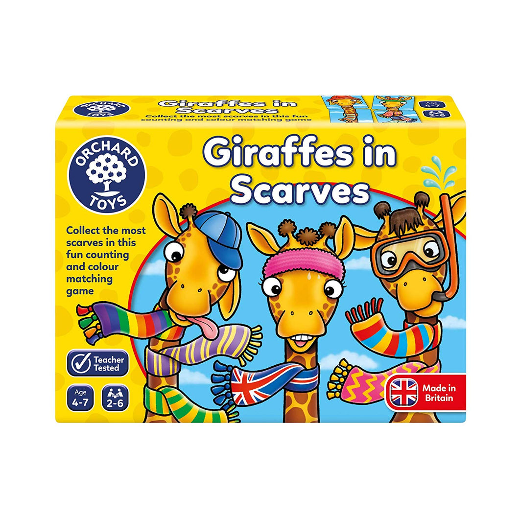 Orchard Toys Giraffes in Scarves The Bubble Room Toy Store Dublin