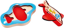 Load image into Gallery viewer, Hape  3D Airplane Puzzle, Multi-Colour The Bubble Room Toy Store Dublin