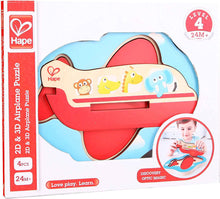 Load image into Gallery viewer, Hape  3D Airplane Puzzle, Multi-Colour The Bubble Room Toy Store Dublin