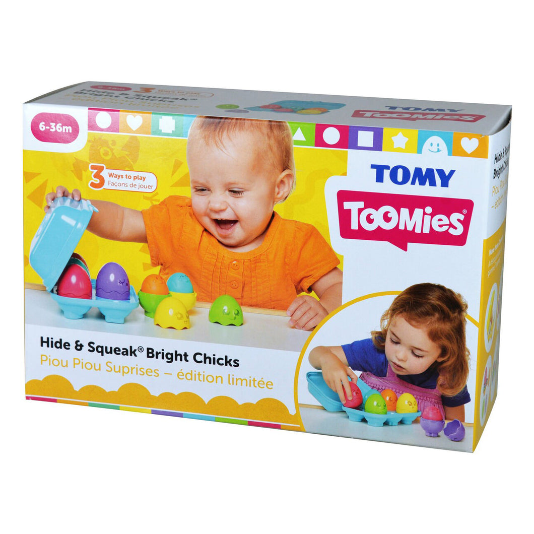 TOMY Toomies Hide and Squeak Eggs The Bubble Room Toy Store Dublin