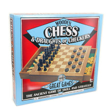 Load image into Gallery viewer, House of Marbles Wooden Chess &amp; Draughts Set  The Bubble Room Toy Store Dublin