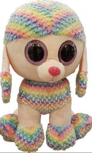 Ty Beanie Boo Rainbow the Poodle " Extra Large " 40 inch 100cm