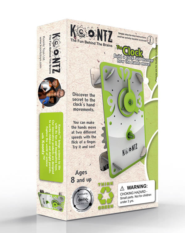 Koontz Toys Clock Science Kit The Bubble Room Toy  Store Dublin 