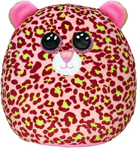 Ty Squish A Boo Lainey  Pink Leopard 14"