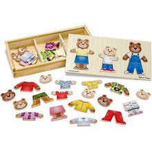 Load image into Gallery viewer, Melissa &amp; Doug Bear Family Dress Up Wooden Puzzle The Bubble Room Toy Store Dublin