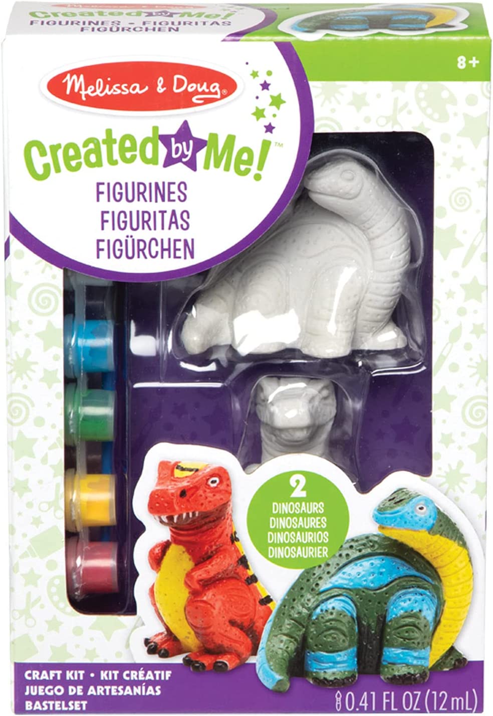 Melissa & Doug Dinosaur Figurines Craft Kit The Bubble Room Toy Store Dublin