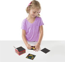 Load image into Gallery viewer, Melissa &amp; Doug Rainbow Mini Scratch Art Note Cubes The Bubble Room Toy Store Dublin