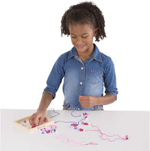 Load image into Gallery viewer, Melissa &amp; Doug Shimmering Hearts Wooden Bead Set The Bubble Room Toy Store Dublin