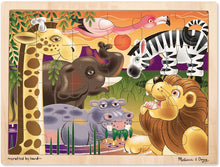 Load image into Gallery viewer, Melissa &amp; Doug African Plains Wooden Jigsaw Puzzle