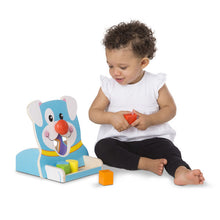 Load image into Gallery viewer, Melissa &amp; Doug First Play Spin &amp; Feed Shape Sorter the Bubble Room Toy Store Dublin