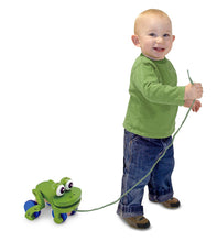 Load image into Gallery viewer, Melissa &amp; Doug Pull Along Frog The Bubble Room Dublin