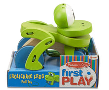 Load image into Gallery viewer, Melissa &amp; Doug Pull Along Frog The Bubble Room Dublin
