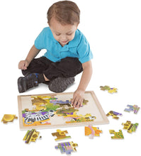 Load image into Gallery viewer, Melissa &amp; Doug African Plains Wooden Jigsaw Puzzle