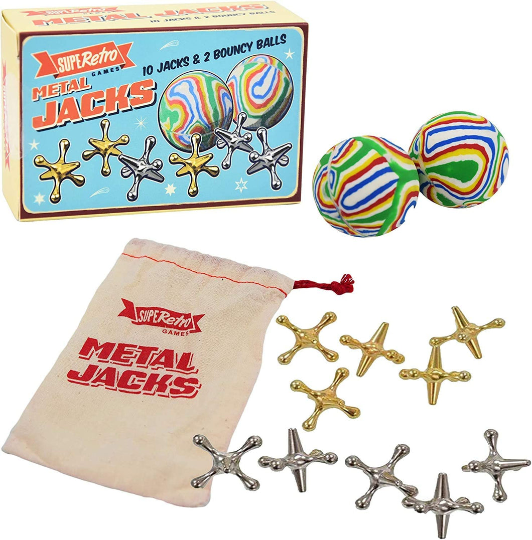 Traditional Retro Metal Jacks The Bubble Room Toy Store Dublin