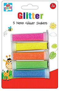 Neon Glitter shakers The Bubble Room Art and Craft Store Dublin