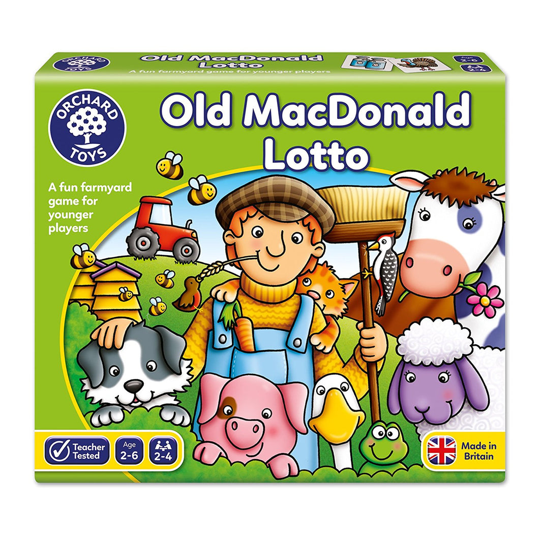 Orchard Toys Old McDonald Lotto The Bubble Room Toy Store Dublin