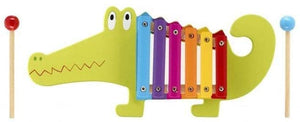 Orange Tree Toys Crocodile Xylophone, Multi Coloured The Bubble Room Toy Store Dublin