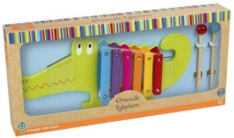 Orange Tree Toys Crocodile Xylophone, Multi Coloured The Bubble Room Toy Store Dublin