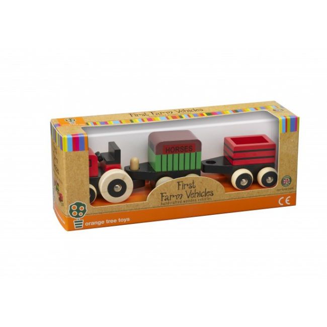 Orange Tree Toys First Farm Vehicles The Bubble Room Toy Store Dublin