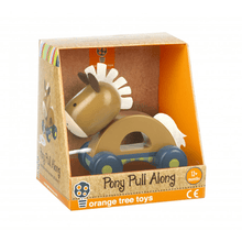 Load image into Gallery viewer, Orange Tree Toys Pull Along Pony The Bubble Room Toy Store Dublin