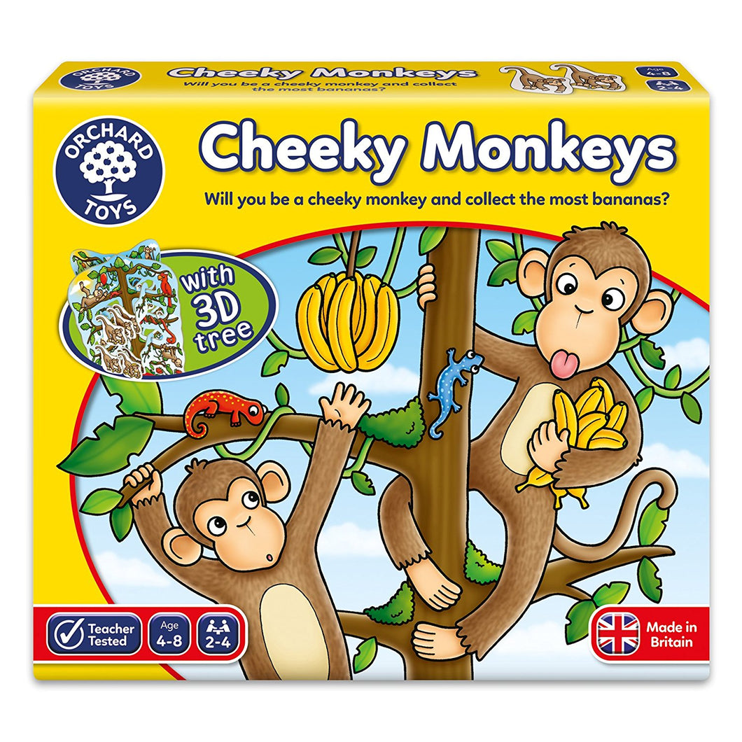 Orchard Toys  Monkeys game with 3D Tree The Bubble Room Toy Store Dublin