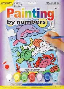 Royal & Langnickel My First Painting by Number Sea Animals Designed Painting Set The Bubble Room Toy Store Dublin