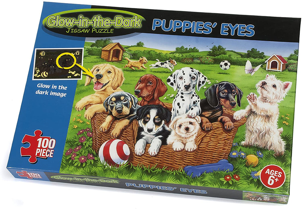 Paul Lamond Glow in the Dark Puppies Puzzle The Bubble Room Toy Store Skerries Dublin