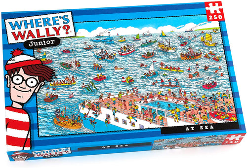 Paul Lamond Games Wheres Wally Junior At Sea 250 Piece Puzzle
