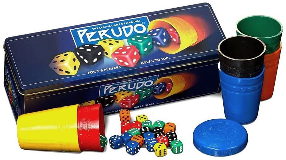 Paul lamond Games Perudo in a Tin Game The Bubble Room Toy store Skerries