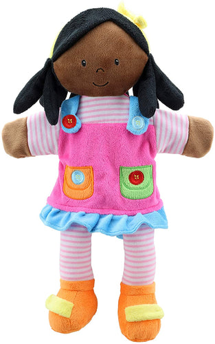 The Puppet Company  Girl (Dark Skin Tone)  Storytelling Puppet The Bubble Room Dublin