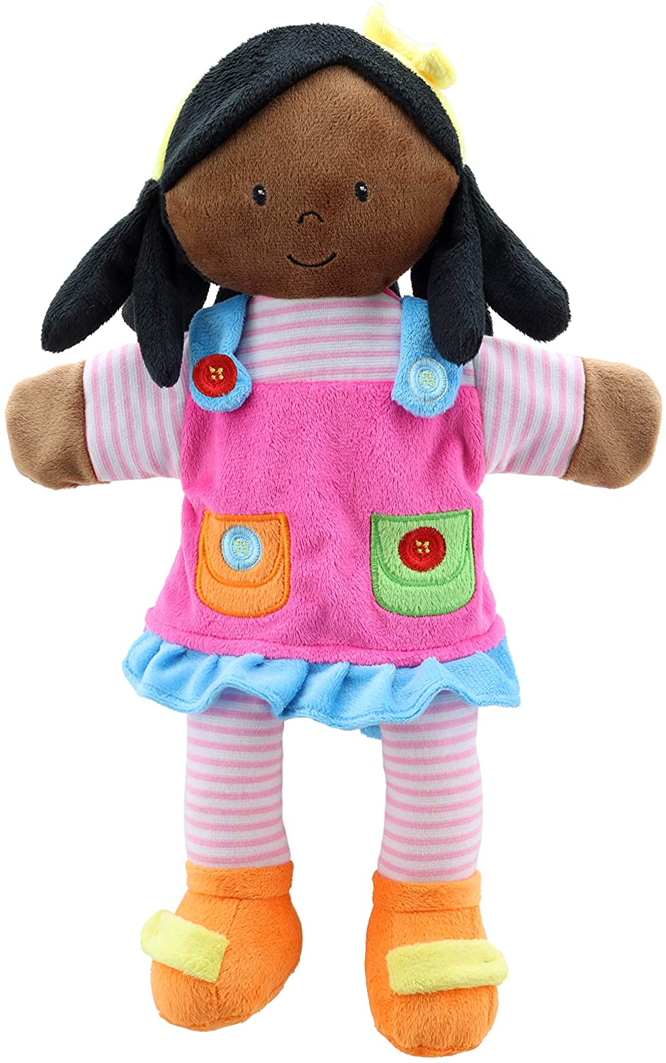 The Puppet Company  Girl (Dark Skin Tone)  Storytelling Puppet The Bubble Room Dublin