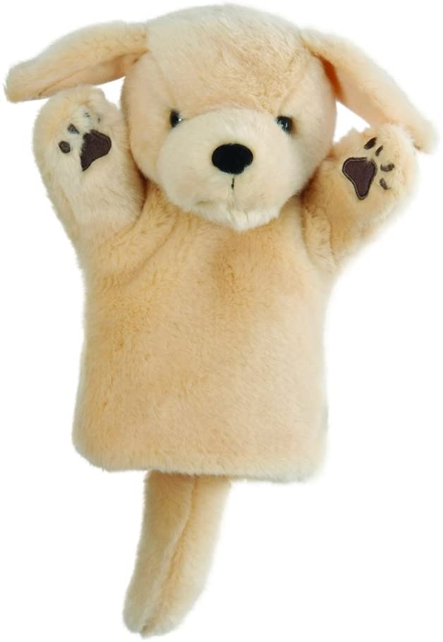 The Puppet Company Yellow Labrador Puppet Buddies Hand Puppet The Bubble Room Toy store dublin