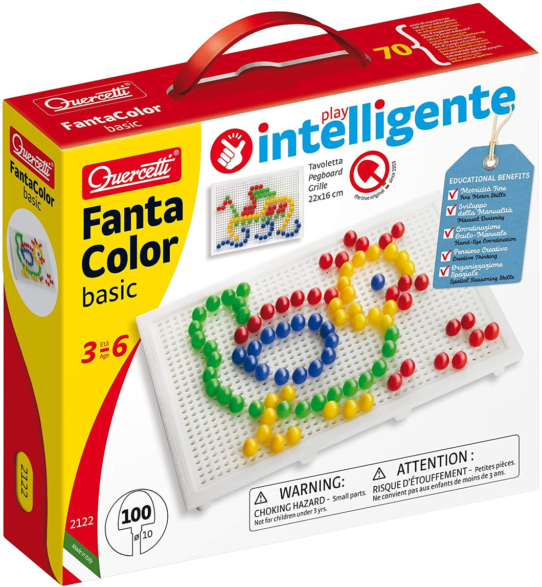 Quercetti Fanta Color Basic  Mosaic  the Bubble Room Toy Store Dublin