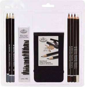 Royal & Langnickel Pastel Pencil Set with Sketchbook The Bubble Room Toy Store Dublin