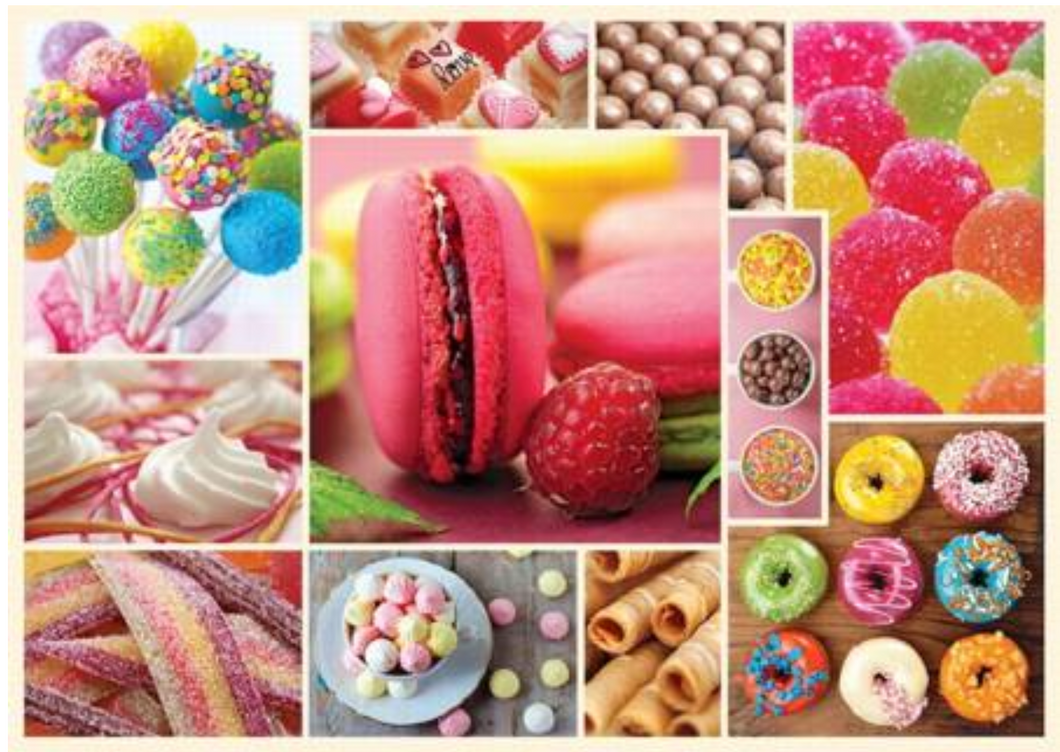 Trefl 1000  piece Candy  Jigsaw The Bubble Room Toy Store