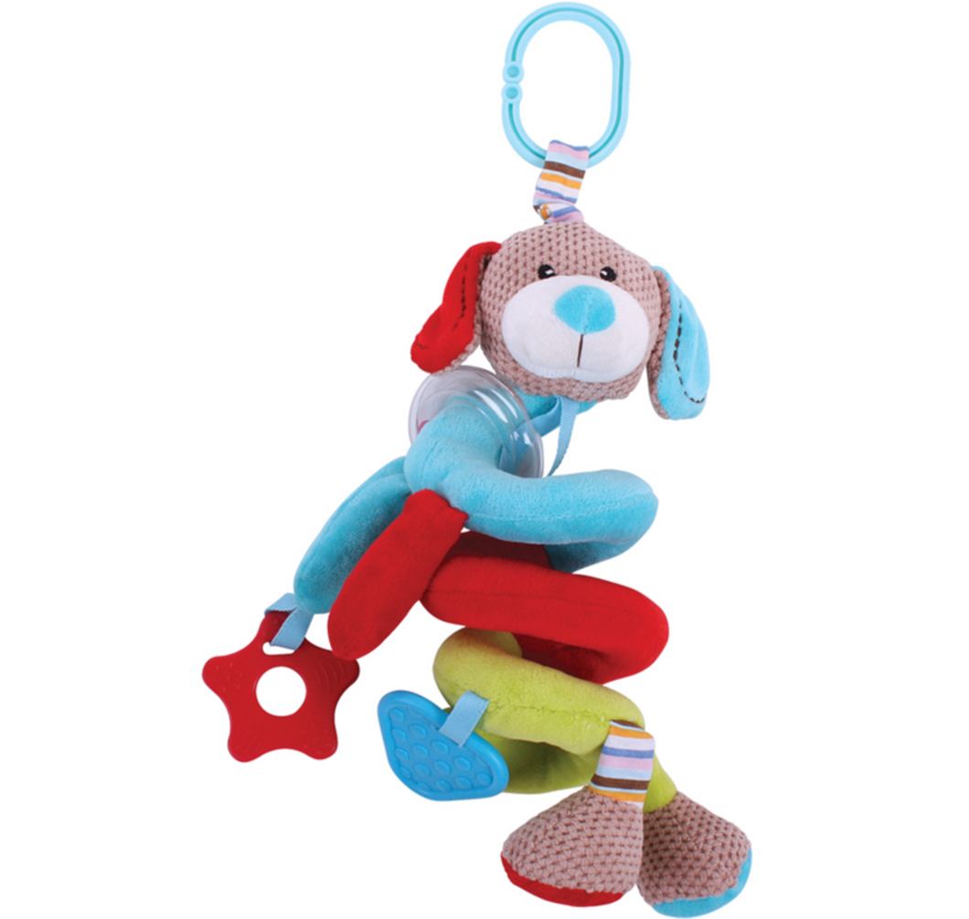 Bigjigs Bruno Spiral Cot rattle The Bubble Room Toy store Skerries Dublin